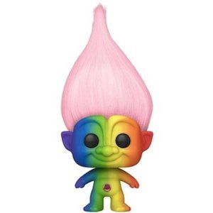 2020 Wondercon Rainbow Troll with Pink Hair Funko Pop Figure #3